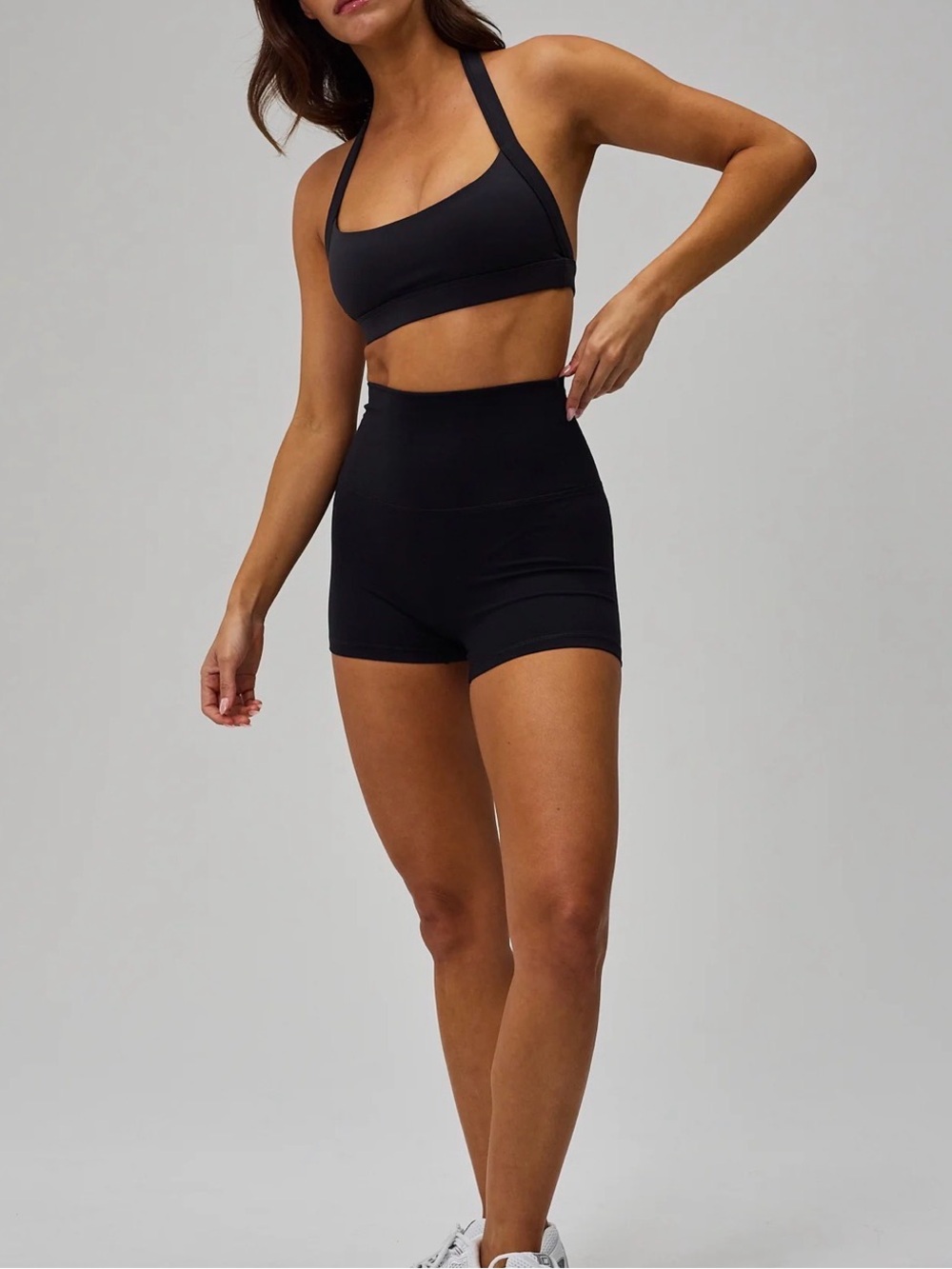 Exercere Muse Bra Sports Bra Black NWT Size S Pilates Yoga